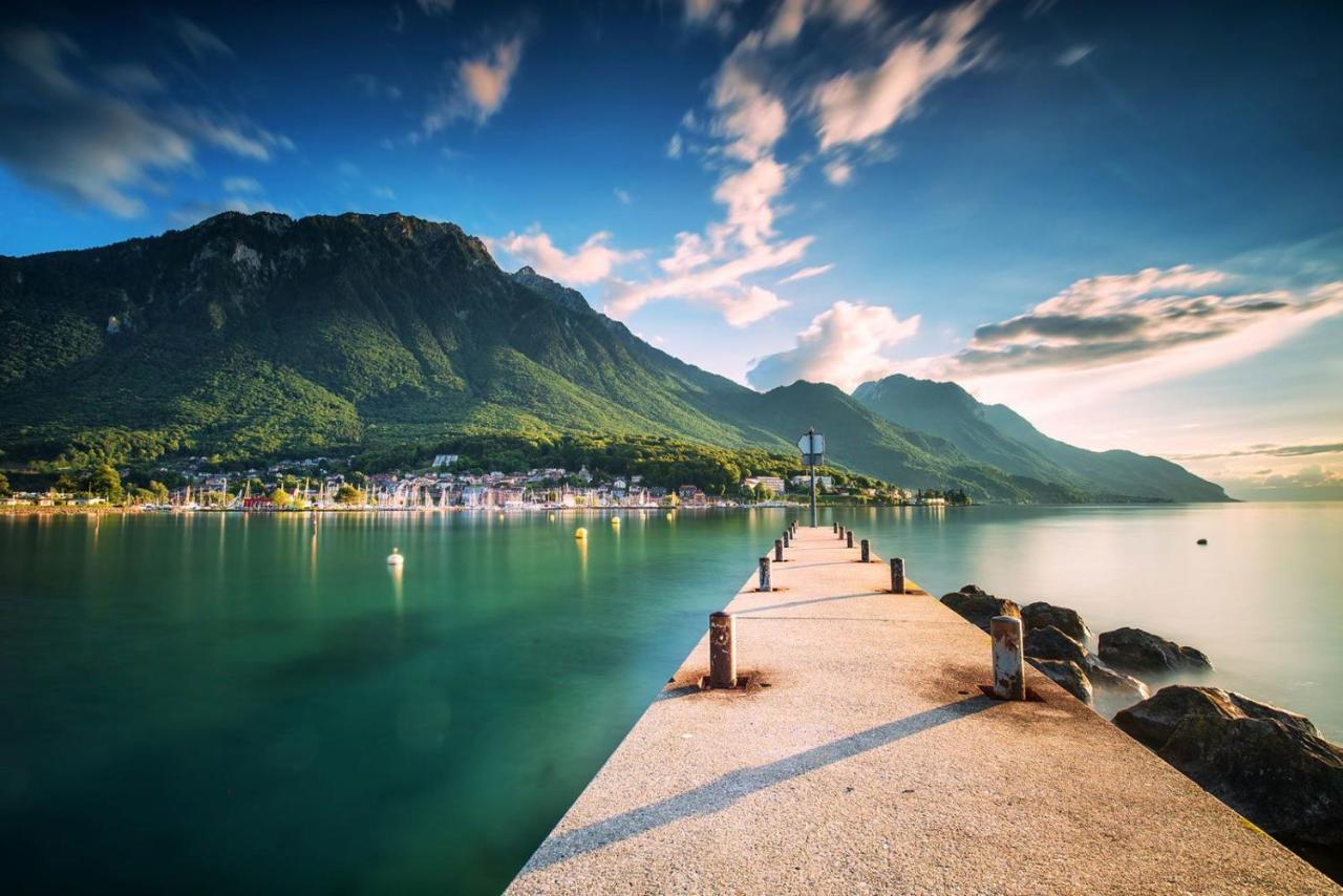 Aloha Chambres Port-Valais Bagian luar foto