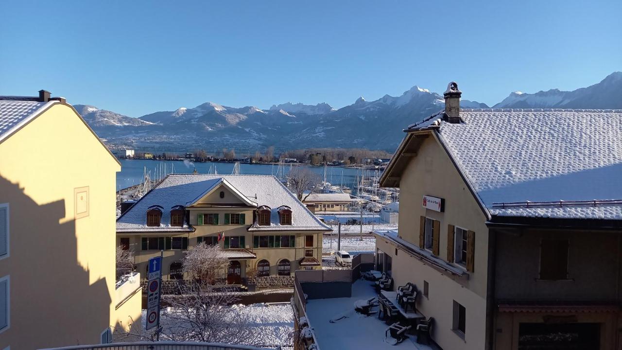 Aloha Chambres Port-Valais Bagian luar foto