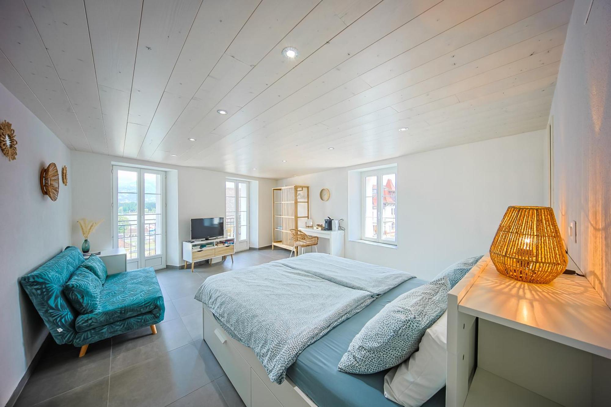 Aloha Chambres Port-Valais Bagian luar foto