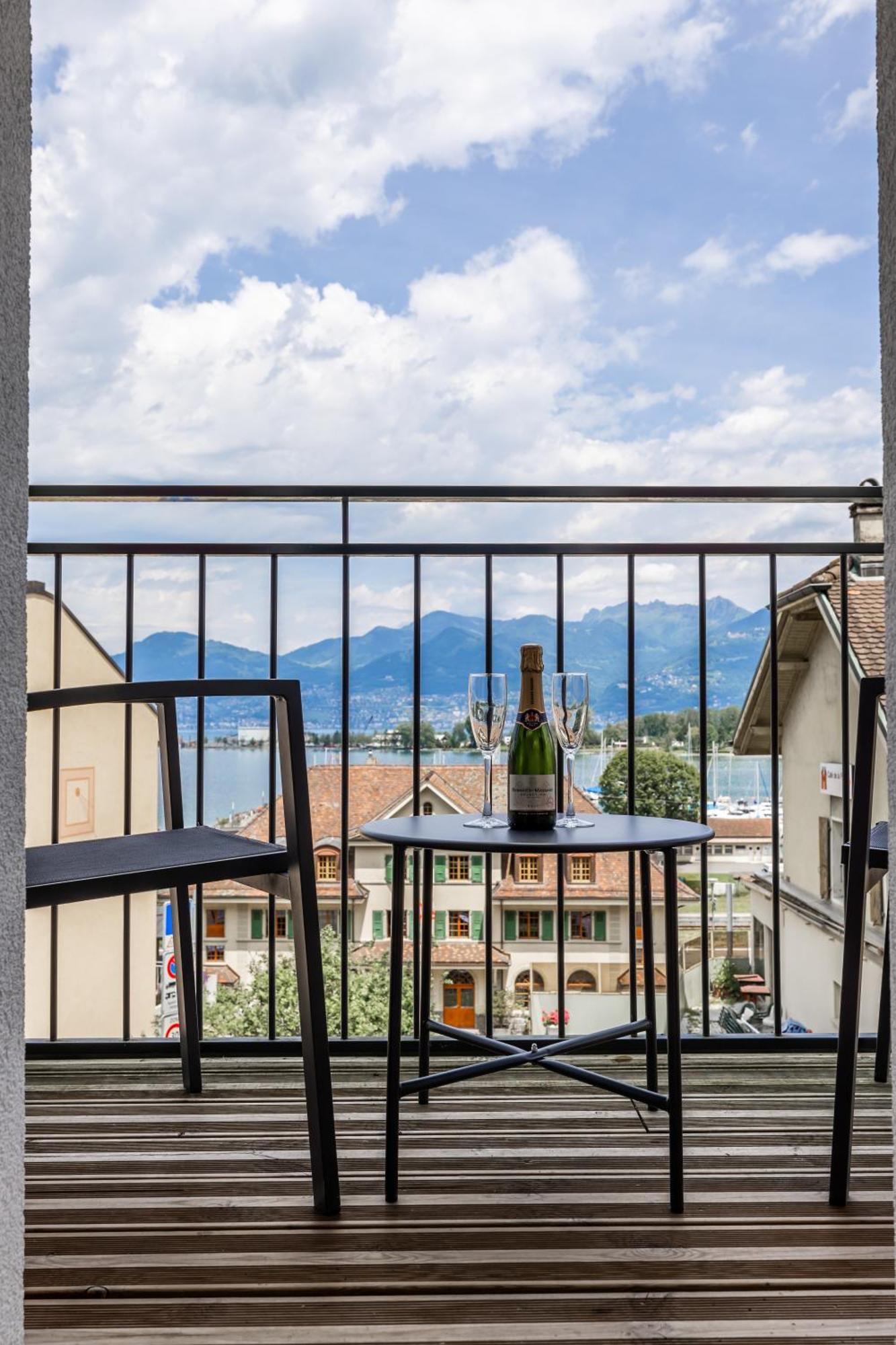 Aloha Chambres Port-Valais Bagian luar foto