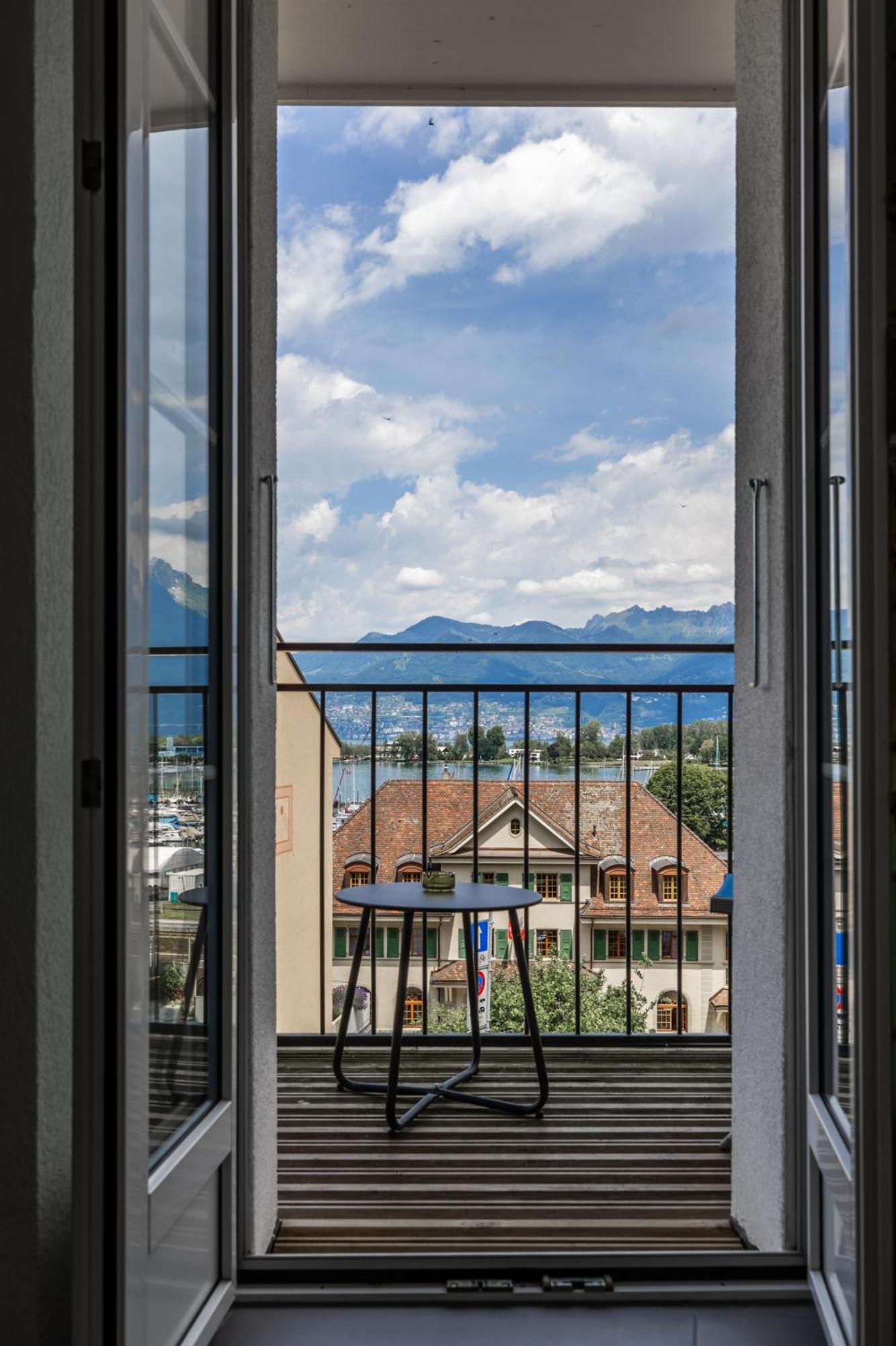 Aloha Chambres Port-Valais Bagian luar foto