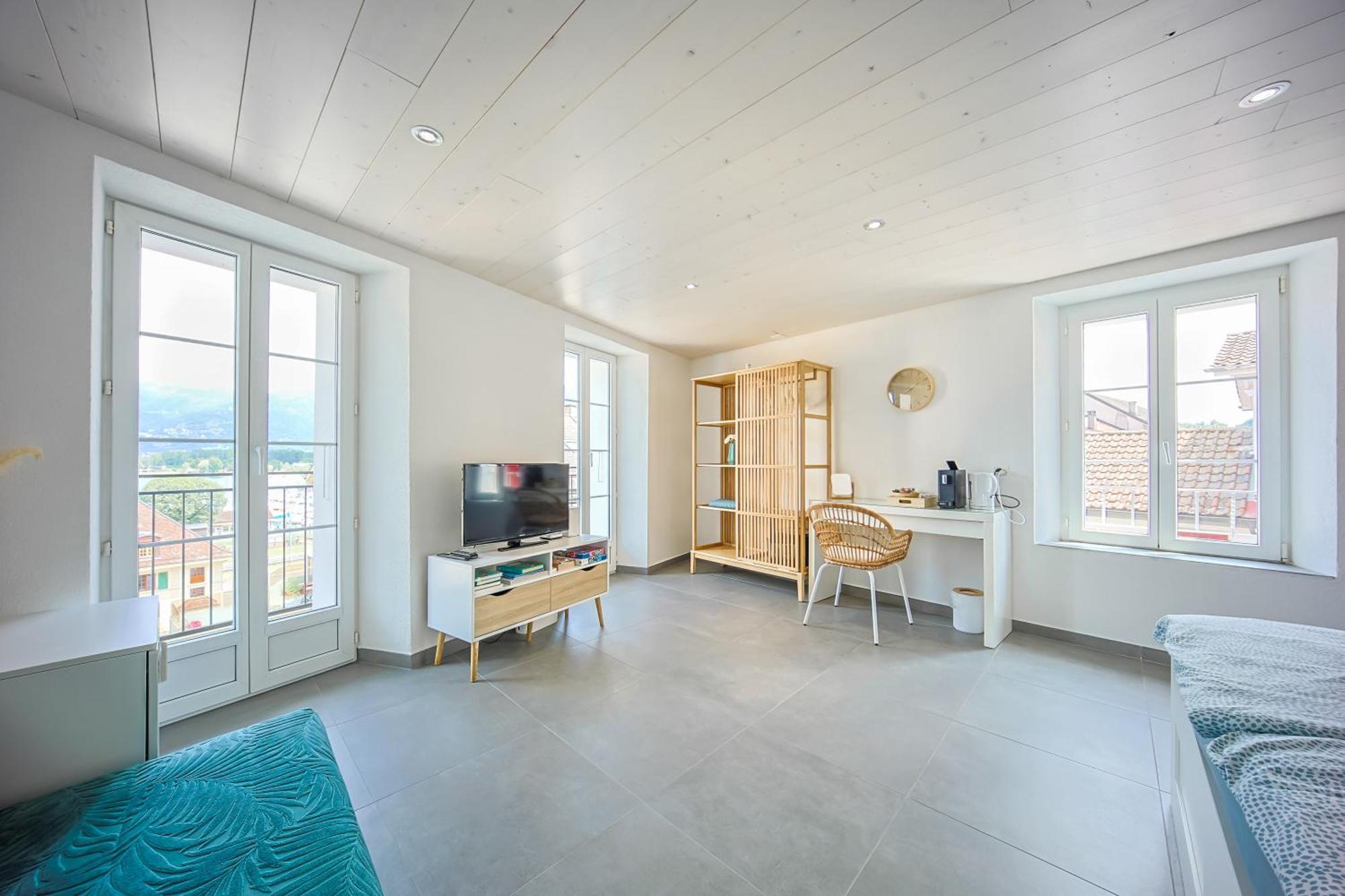 Aloha Chambres Port-Valais Bagian luar foto